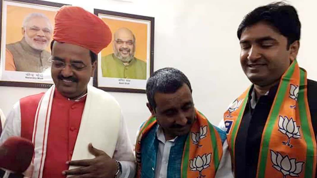 kuldeep and sanga joined bjp