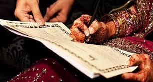 muslim couple wedding in police station