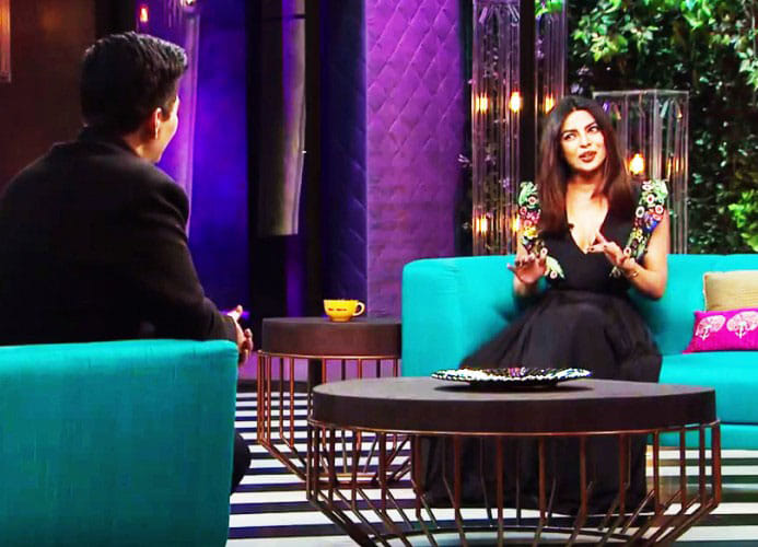 Priyanka Chopra makes some shocking confessions on KJo's chat show