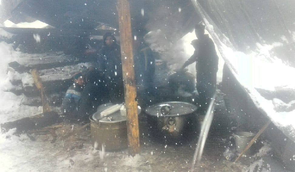 Heavy Snowfall After Fire in Tangdu Village Rohru.