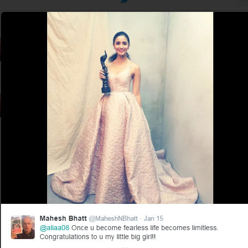 alia is happy to sleep with her filmfare award