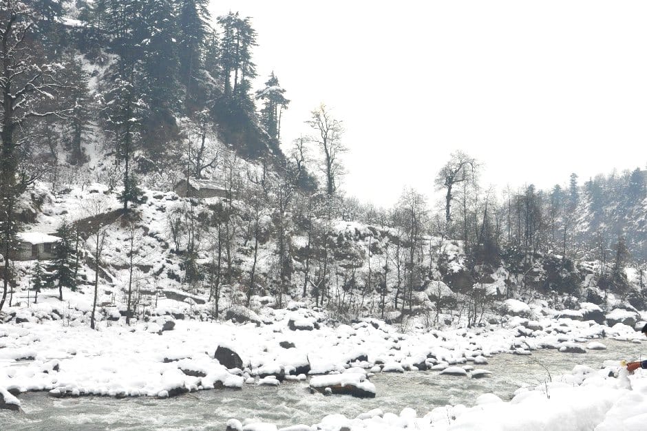 Fresh Snowfall in himachal, Live photos.