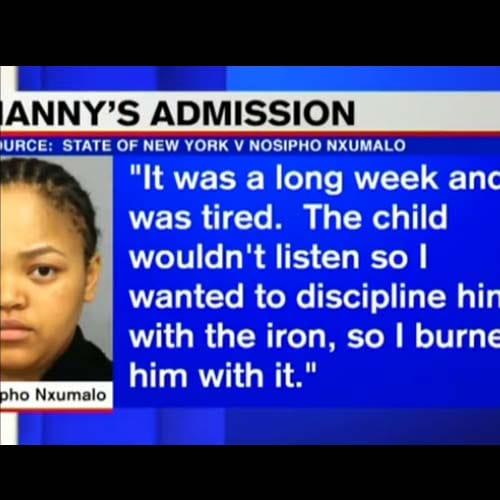 US nanny arrested for burt to a indian origin two years old child