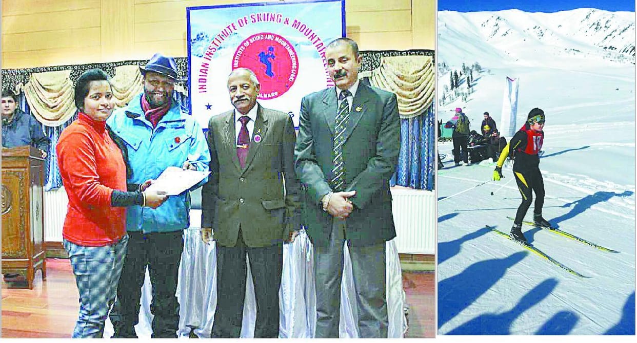 sports, Haryana First skiing player, Vikas select fon international event, Hisar, Haryana