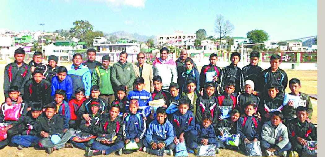 Volleyball competition held by the Dharchula