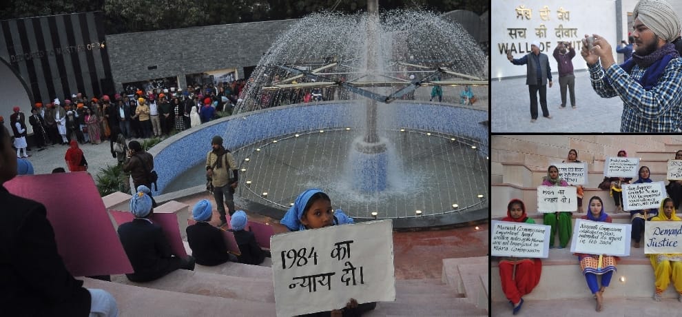 wall of truth inaugurated in rakabgunj gurudwara in delhi in memory of anti sikh riot 1984