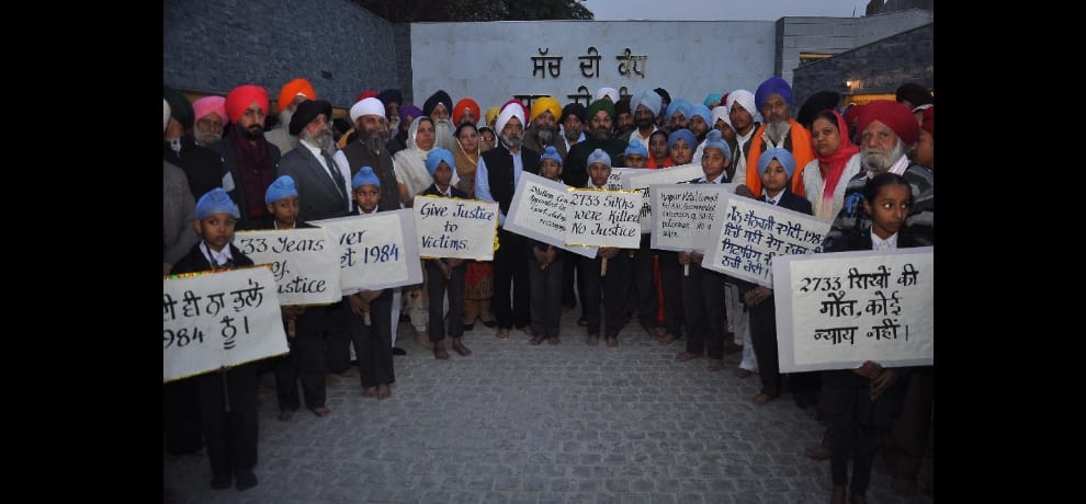 wall of truth inaugurated in rakabgunj gurudwara in delhi in memory of anti sikh riot 1984