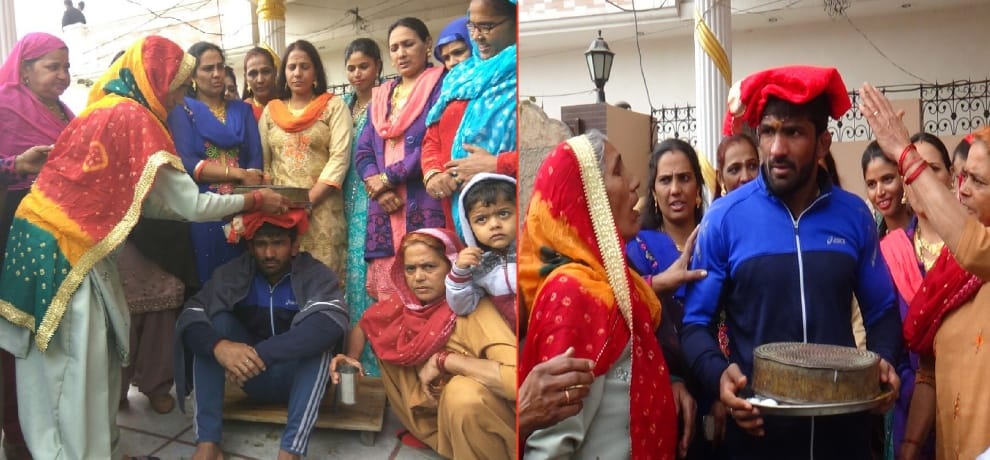 Yogeshwar Dutt went for bride, dance on drum beat before barat with friends