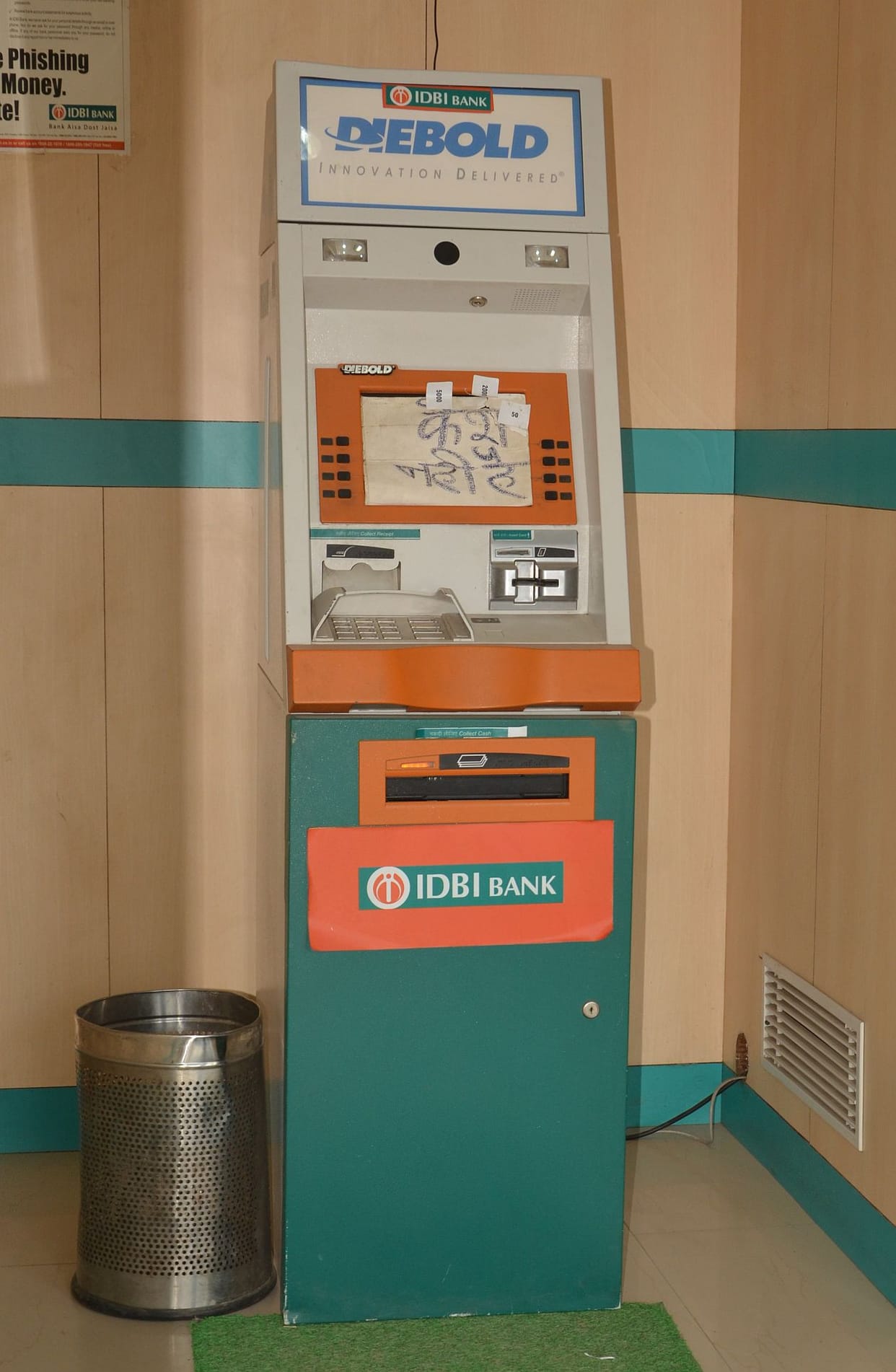 most ATMs empty.