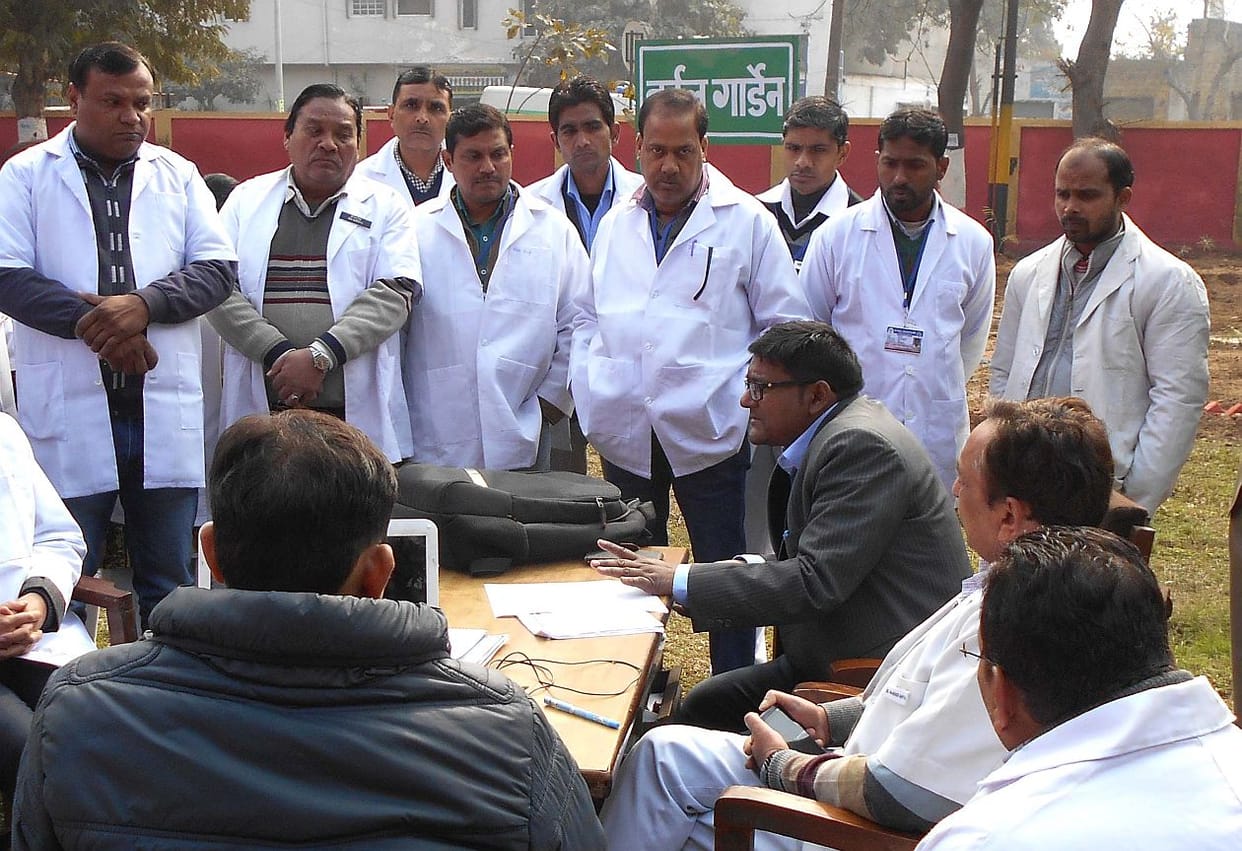 The inspection team of CHC.