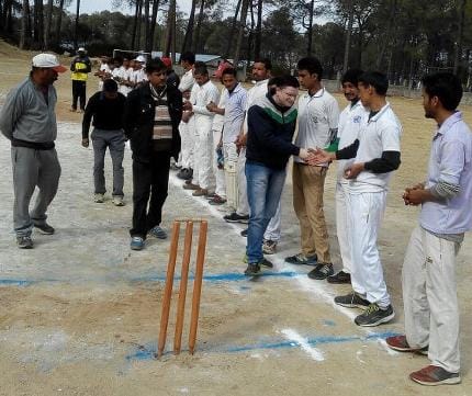 Cricket match in Ranikhet