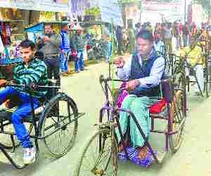 Disabled took out rally to awake voters