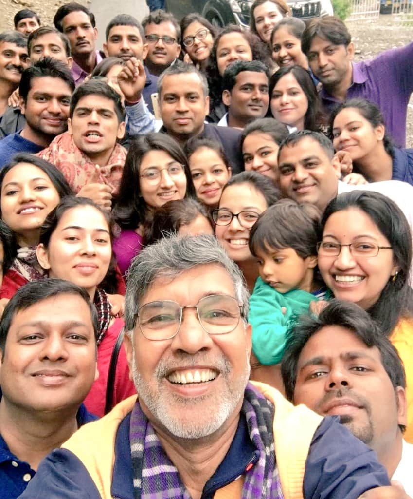 Nobel Prize Kailash Satyarthi in Varanasi 
