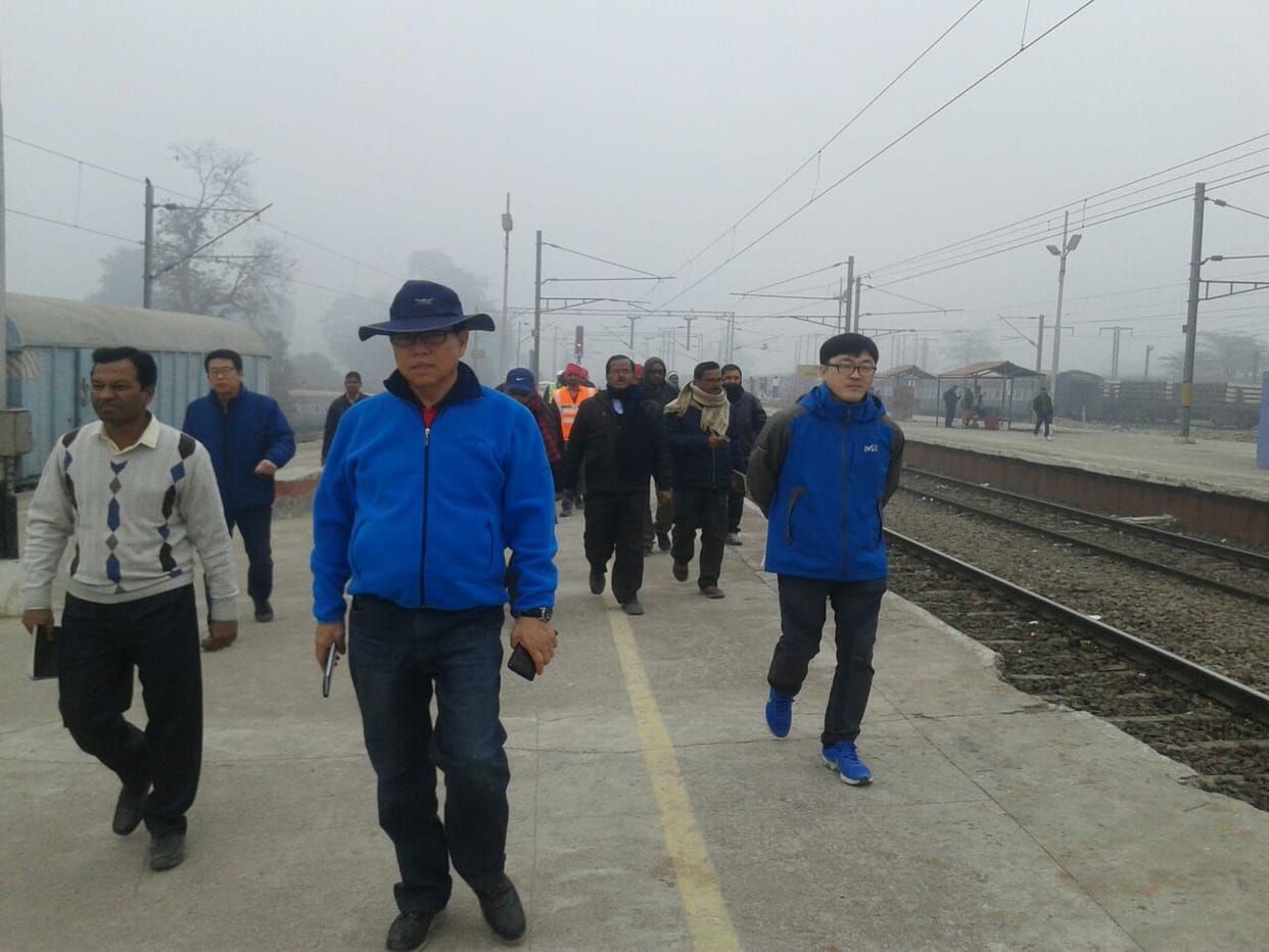 Koreans team reach in kanpur