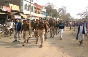 Fired flag march showed the power performance