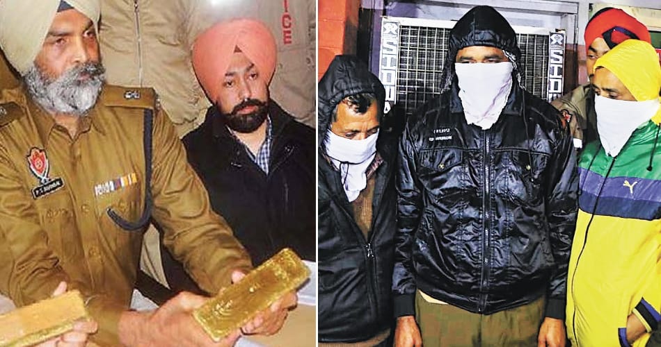 major exposures in case of 160 kg gold recovery from car at airport road mohali