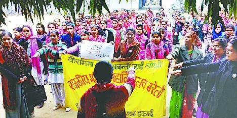 Aware voters, turnout was administered oath