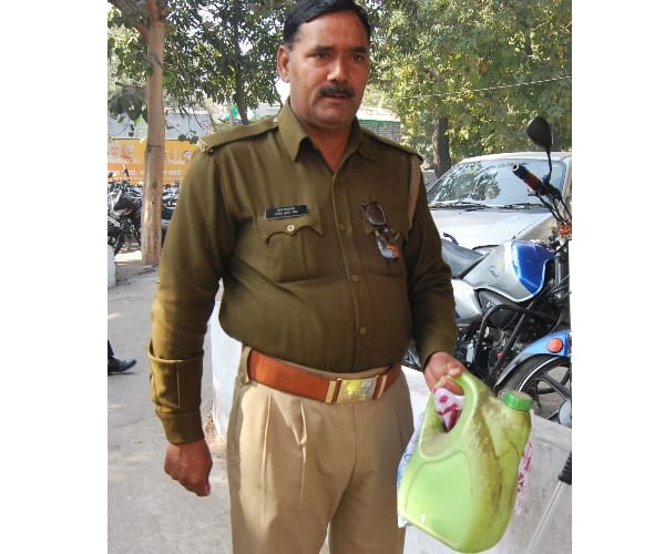  BJP leader peotest after not getting ticket.