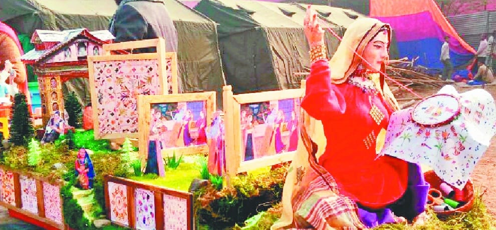 chamba rumal showcased on the eve of republic day