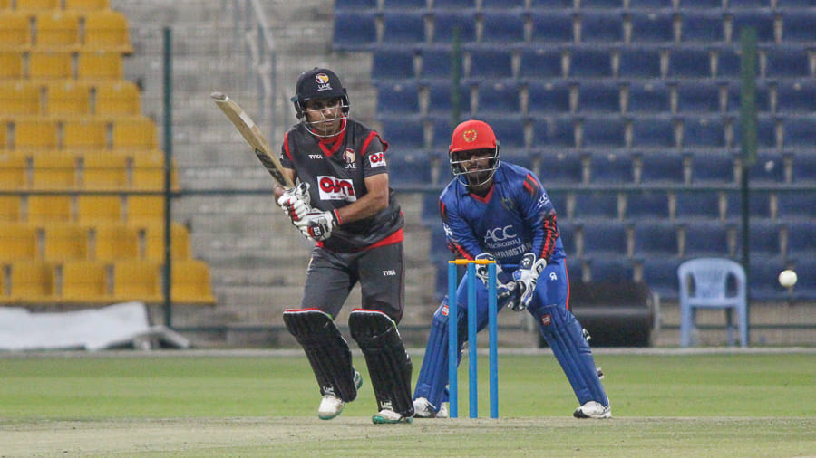 Rare Cricketing Shot By Afghanistan Cricket Player Najibullah