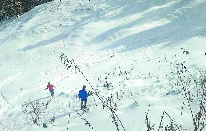 The minimum temperature at minus Munsyari