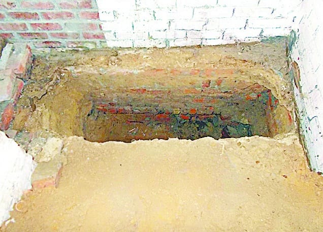 The young man tried to bury alive
