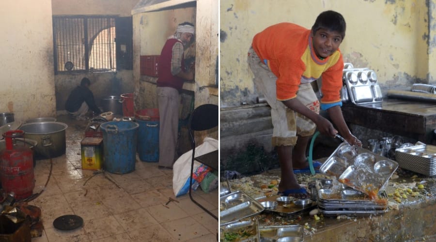 poor condition of lucknow university mess