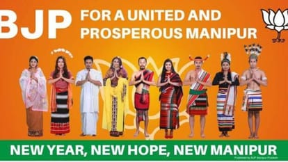 Where is standing BJP in Manipur polls?