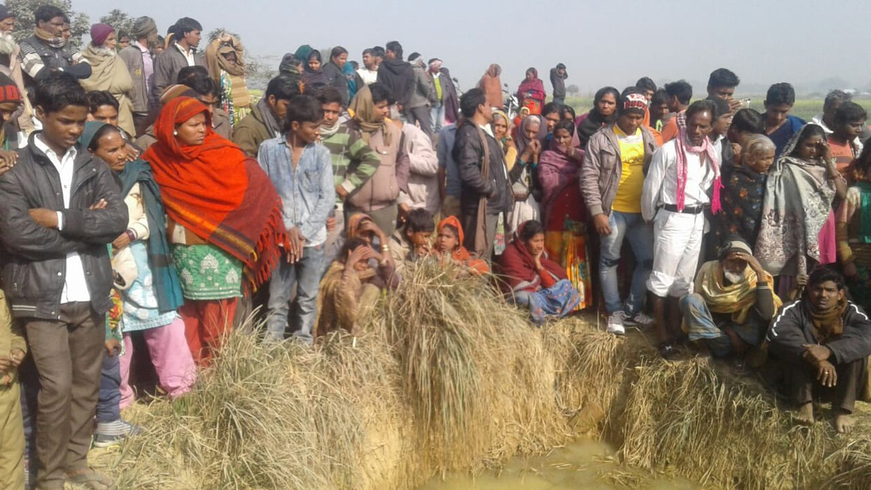 Minor killed, bodies found in pit