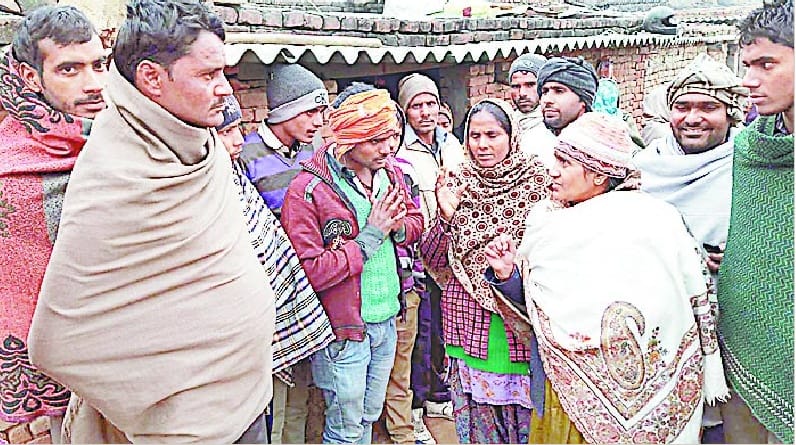 Woman killed, eight injured