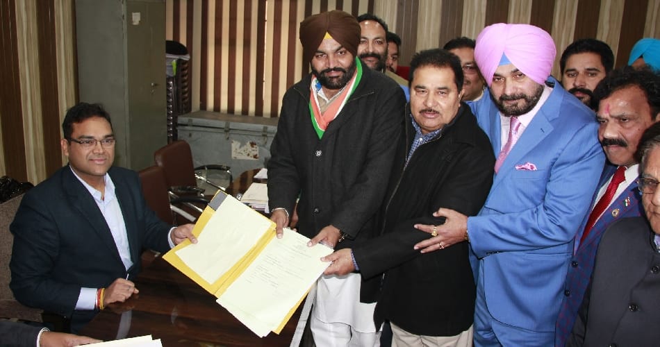 congress leader navjot singh sidhu political career, punjab assembly election 2017