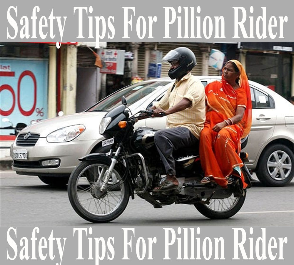 Safety Tips For Pillion Rider