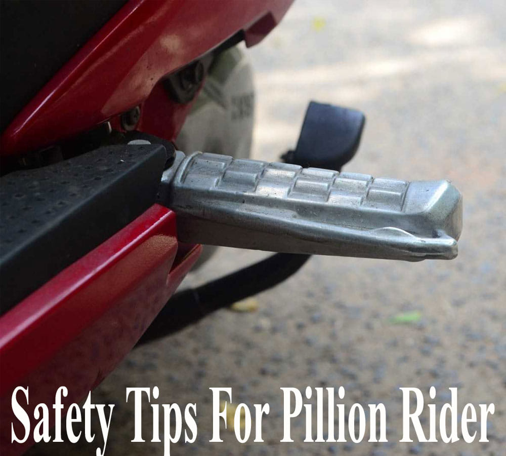 Safety Tips For Pillion Rider