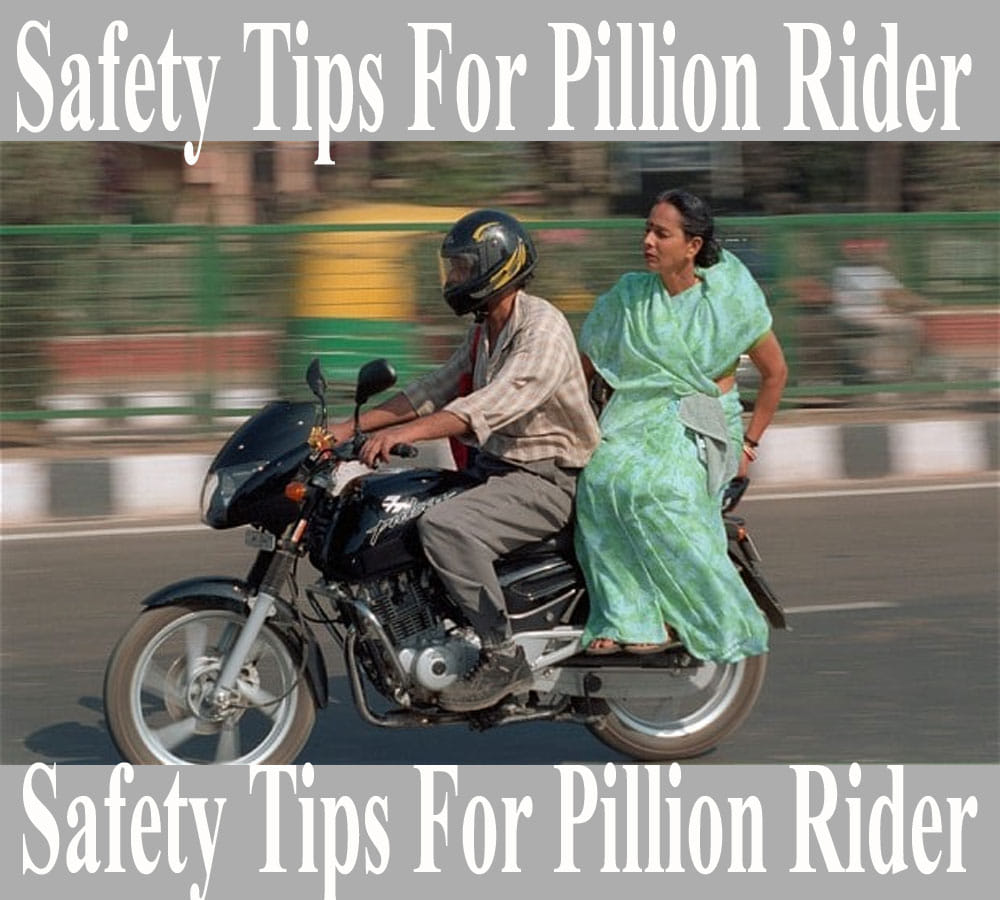 Safety Tips For Pillion Rider