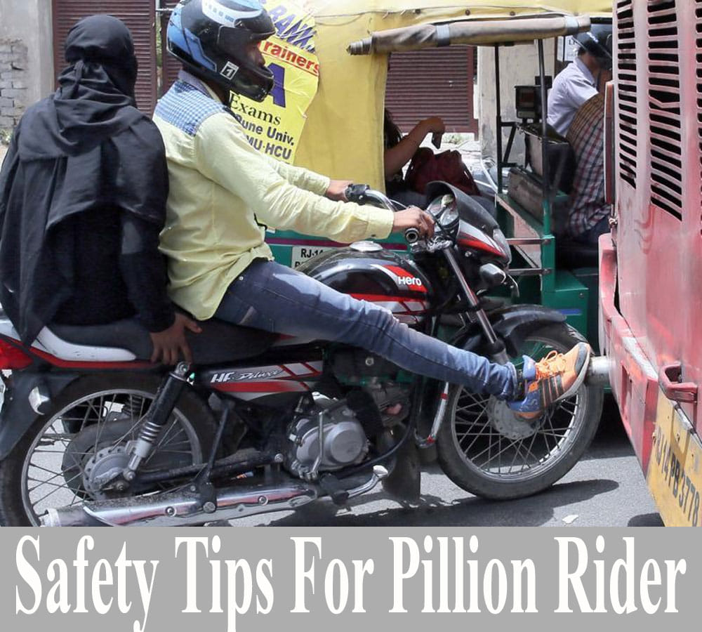 Safety Tips For Pillion Rider
