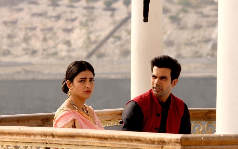 actress shruti and rajkumar rao in lucknow