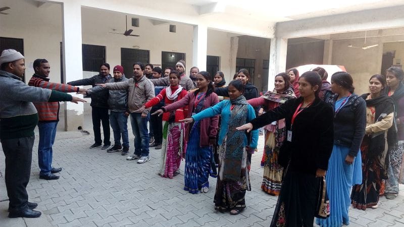 Teachers took the oath of hundred percent voting