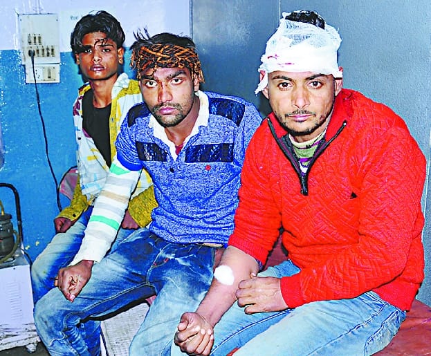 Two killed in firing-stone, 16 injured