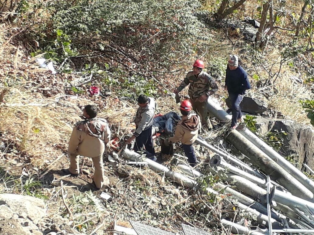 truck fell into ditch, one killed