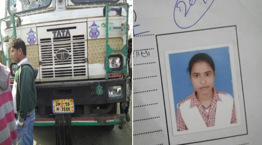 student accident in lucknow
