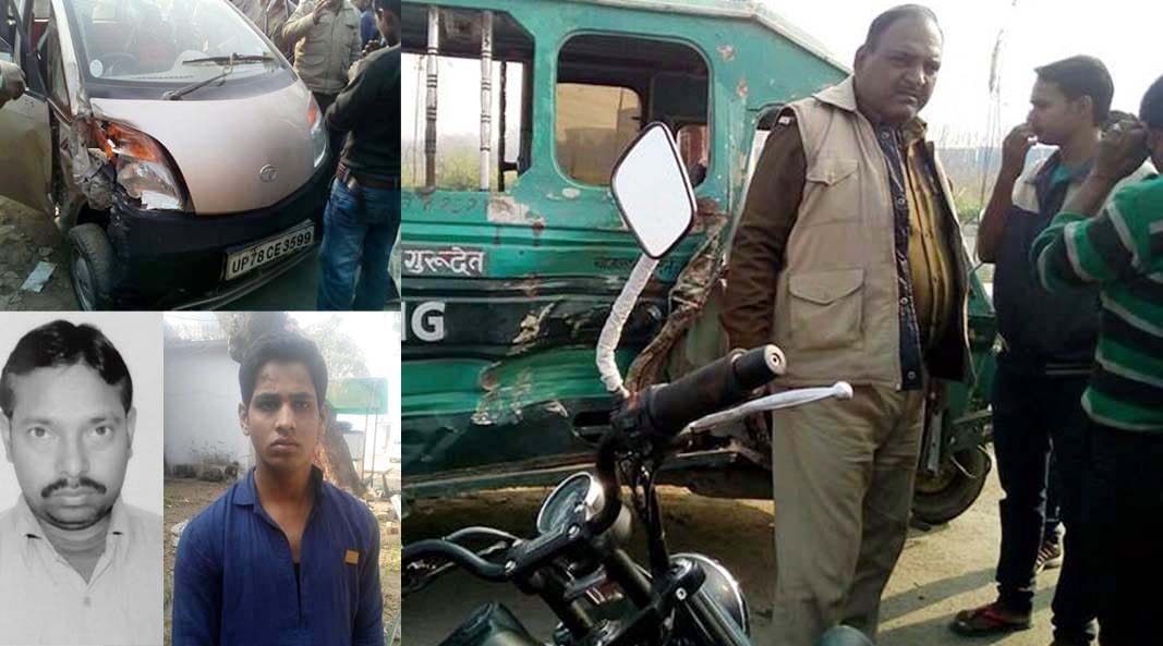car and tempo accident