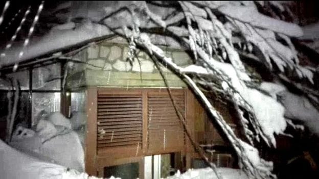 Avalanche in Italy, 30 missing, many buried in snow
