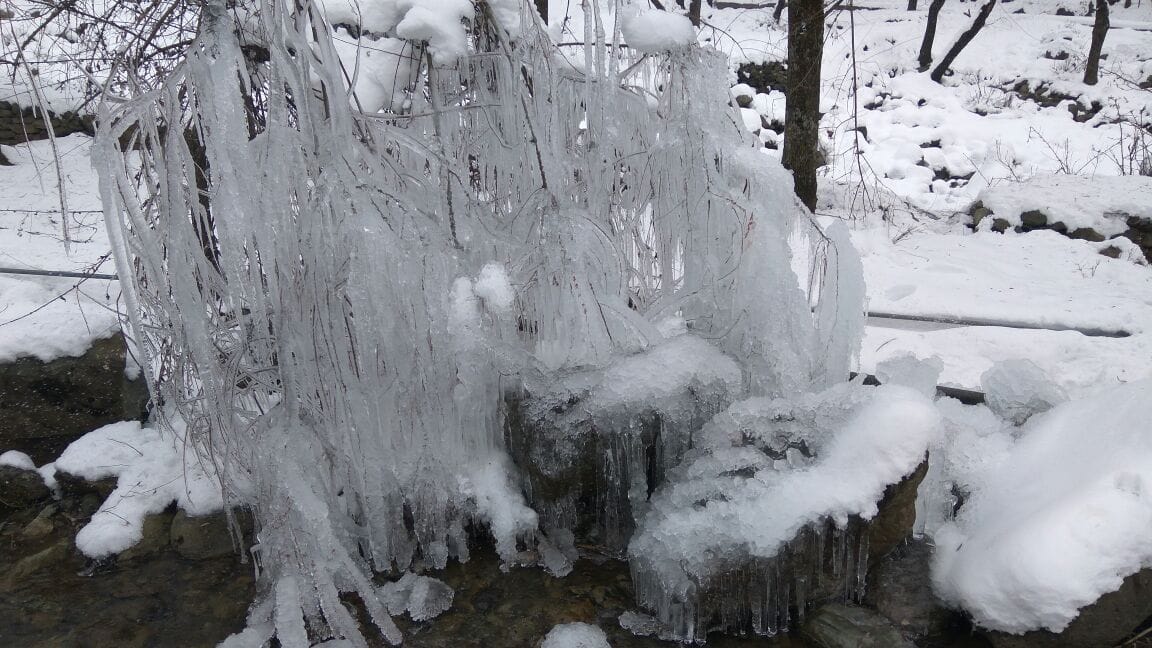 snowfall in kashmir results problem to people