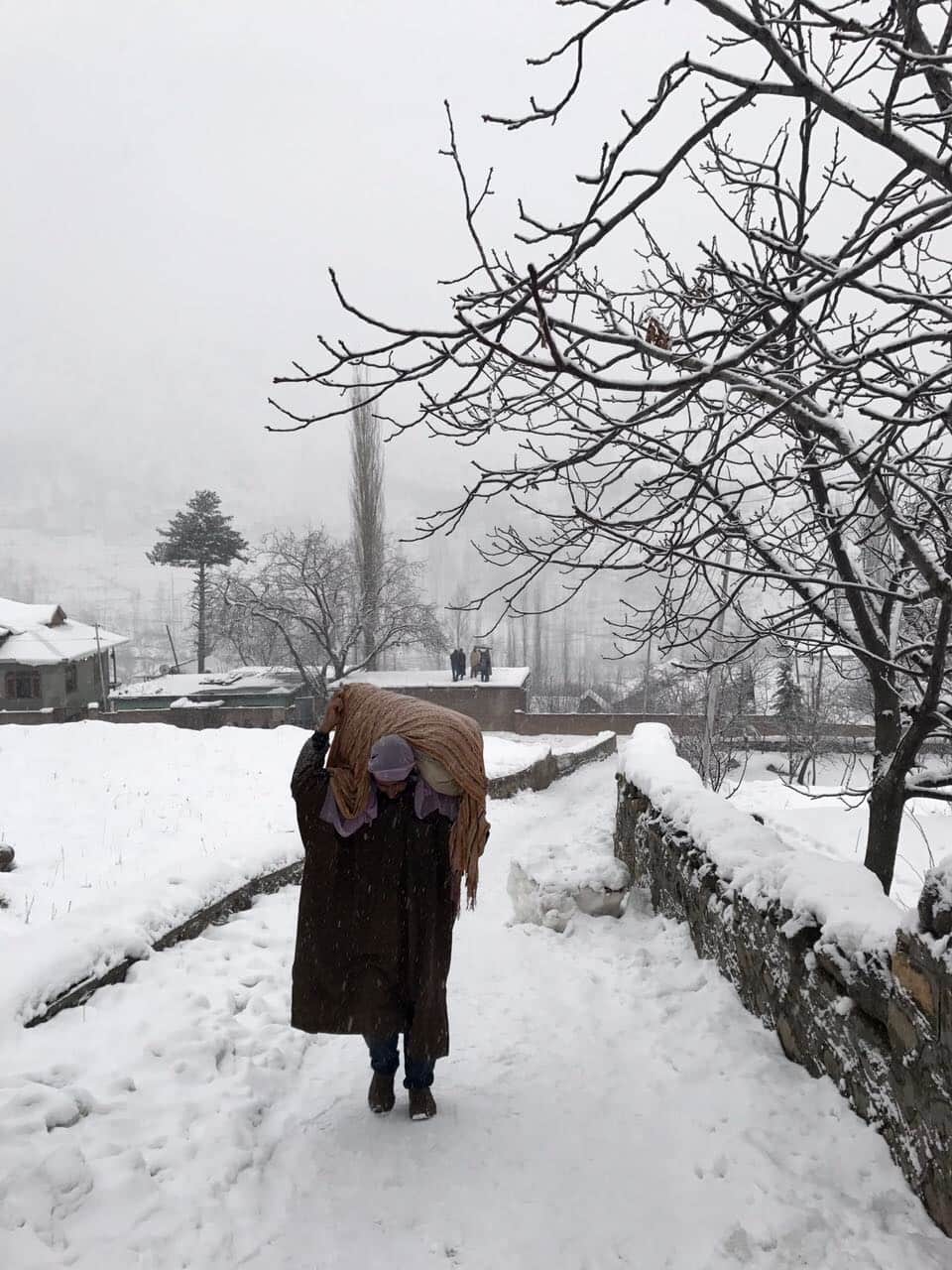 Kargil cold, temperature minus 20.6 degrees Celsius,leh laddak,j&k weather