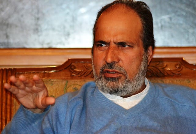 Muzaffar Hussain Baig statement on kashmir issue