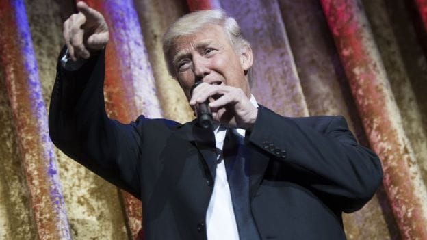Trump's arrival would raise the hackles of the Indian students?