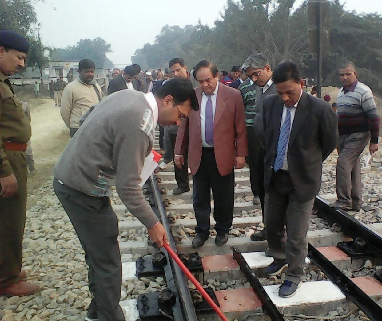 Overbridge on railway crossing will Muftiganj