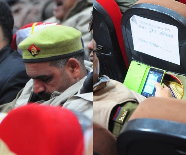 UP police election prepration.