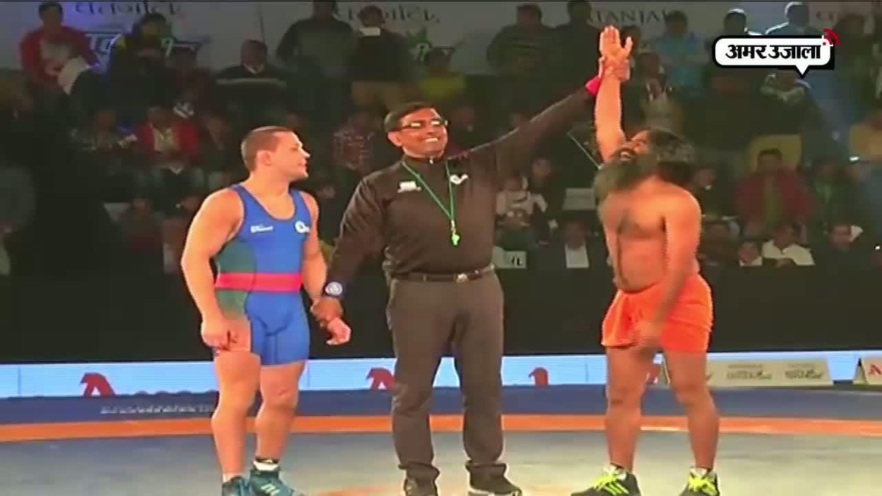 बाबा रामदेव ने आंद्रे को किया चित 
