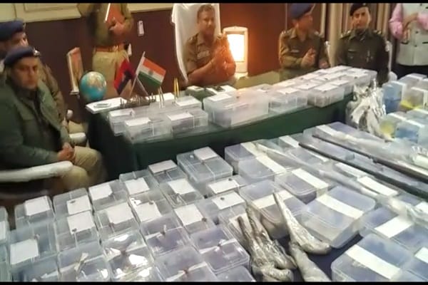 Police found great success, amounts of illegal arms cache recovered